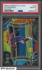 2023-24 Panini Select La Liga Soccer Tie-Dye #234 Vitor Roque RC 12/30 PSA 10