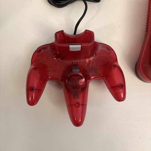 Nintendo 64 N64 Watermelon Console US W/ Authentic Controller Funtastic Tested - Picture 11 of 11