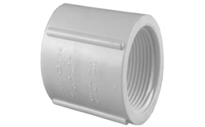 1 in. PVC Schedule 40 FPT x FPT Coupling