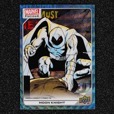 2023 Upper Deck Marvel Platinum - Moon Knight - BLUE SURGE PARALLEL #104