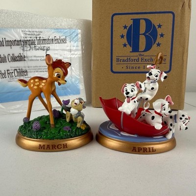 Bradford Exchange Disney Magical Moments Ewiger Kalender Figuren März April