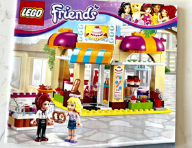 LEGO FRIENDS: 41006 - Downtown Bakery - RETIRED SET + bonus red Bike