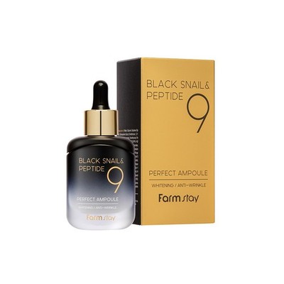 Farmstay Black Snail & Peptide 9 Perfect Ampoule 35ml / 1.18 fl oz
