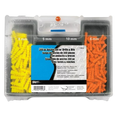 #ad Performance Tool Project Pro Anchor Assortment 300 Pieces $13.18