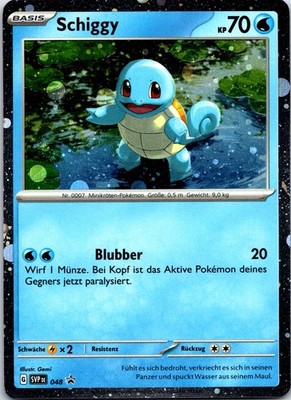 Schiggy Cosmos Holo Promo SV: Scarlet & Violet Promo Cards 048 deutsch Poke