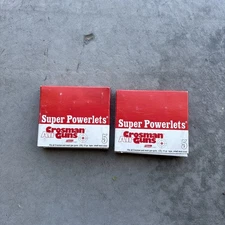 Vintage Crosman CO2 Cylinders Super Powerlets and Golden Powerlets 