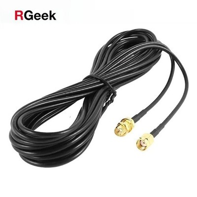 RP-SMA Male to Female Extension Cable RG174 Coaxial WiFi Antenna Router Connect