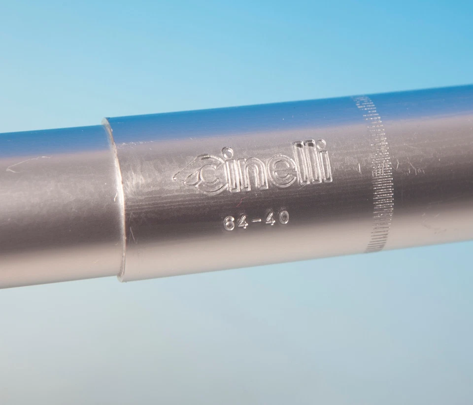 MANUBRIO CINELLI GIRO D' ITALIA  NOS 64-40 NUOVO 298 grammi - Immagine 4 di 4