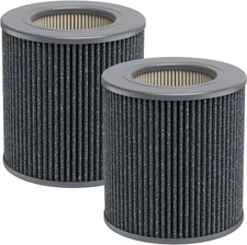 2 Pack Air Mini PECO-HEPA Replacement Filters Compatible with Moleku-Le Tri-Powe