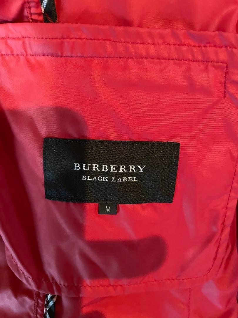 BURBERRY BLACK LABEL Peacoat Red Size M From Japan thumbnail 4