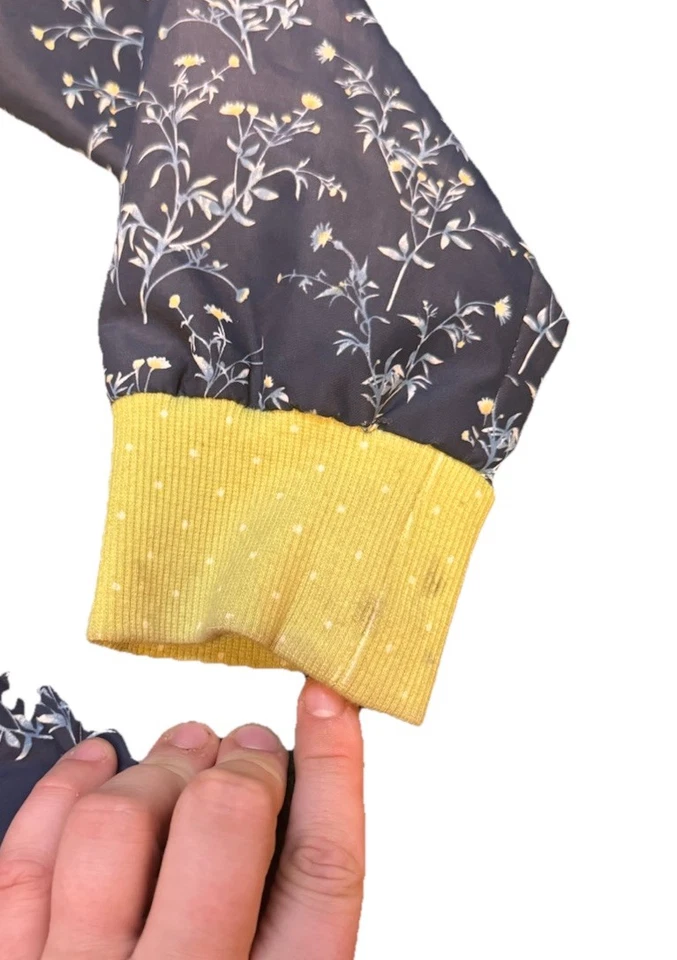 Chaqueta Matilda Jane Jane Jardín Encantado Flor Silvestre Azul Floral Cremallera Completa Talla 14 Foto 4 de 4