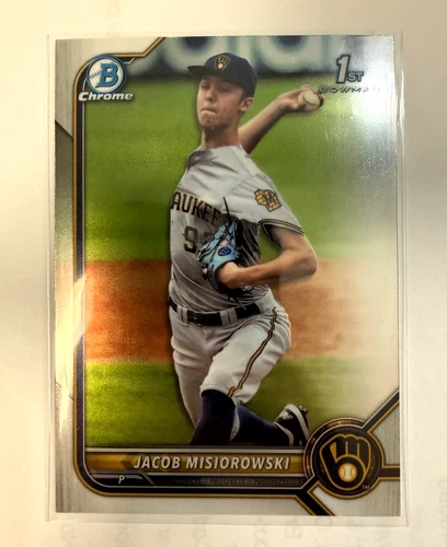 2022 Bowman Draft - Chrome Jacob Misiorowski #BDC-132 (RC) - product listing photo