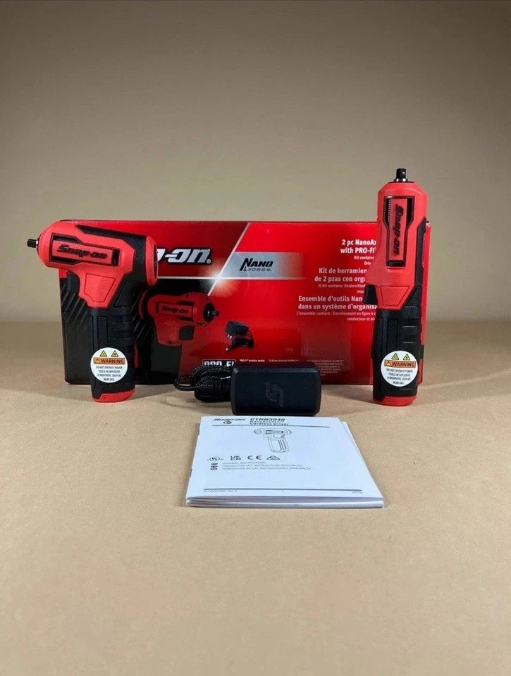 New Snap-On NANOAXCESS Cordless Driver Set CTNN13KF / CTNN1040 / CTNN2040 - Image 2 of 4