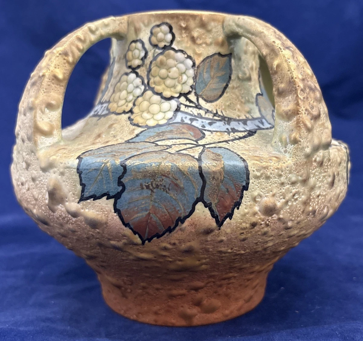 Antique Teplitz Amphora Art Noveau Austria Vase 4 Handle | eBay