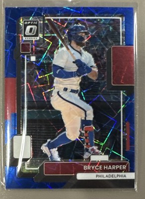2022 Panini Donruss Optic - Bryce Harper #200 Blue Velocity Prizm /99