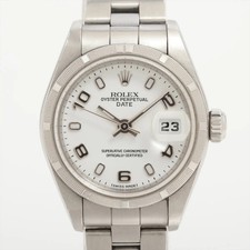 Rolex Oyster Perpetual Date 79190 SS SS AT white dial 2 Extra Links