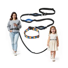 Safety Waist Leash Harness for Kids with Autism, Hands-Free Waist Belt Link w...