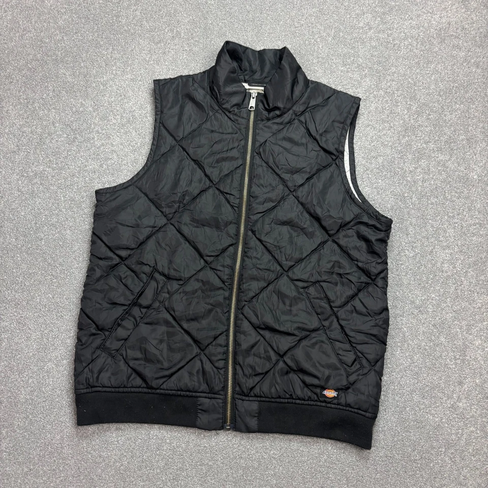 Dickies куртка женщин средний черный Chore работы износ жилет Gilet пуховик с подкладкой леди - Изображение 2 из 4