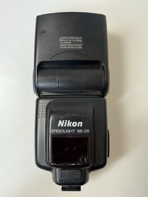 NIKON SPEEDLIGHT SB-25 FLASH - UNTESTED ITEM FOR PARTS ONLY