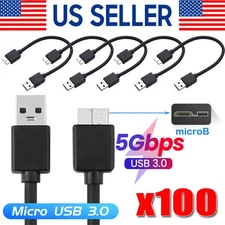 Micro USB 3.0 Cable High Speed Data SYNC For HDD External Hard Drive LOT
