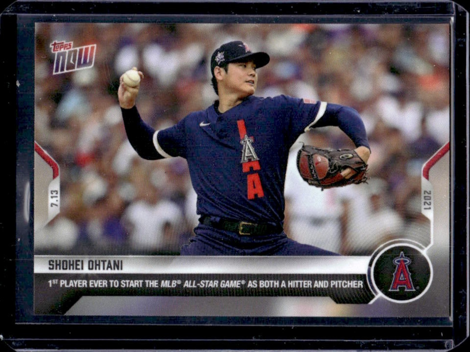 2021 Topps Now Shohei Ohtani Pitching #/16064 #508 Los Angeles Angels
