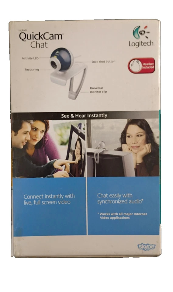 Logitech QuickCam Chat with Headset - Image 3 of 3
