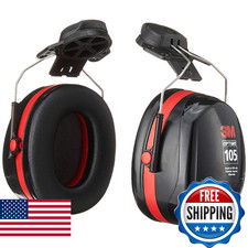 3M H10P3E Peltor Optime 105 Helmet Attachable Earmuff, Ear Protectors, Hearing P