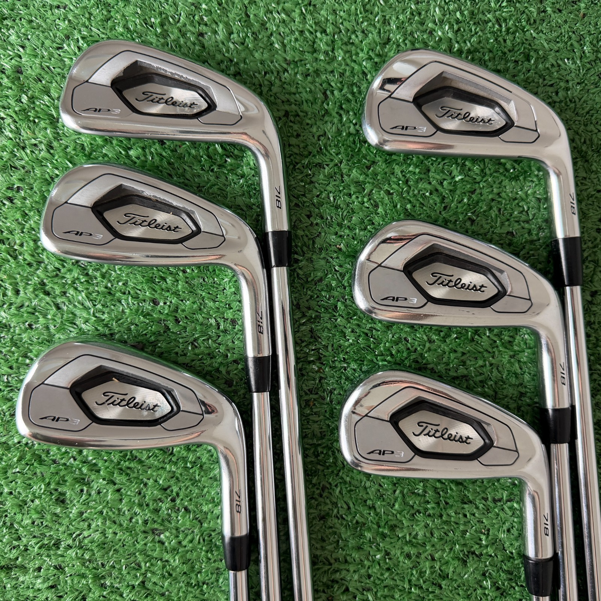 Titleist 718 AP3 Iron set 4-9 True Temper AMT Tour White S300
