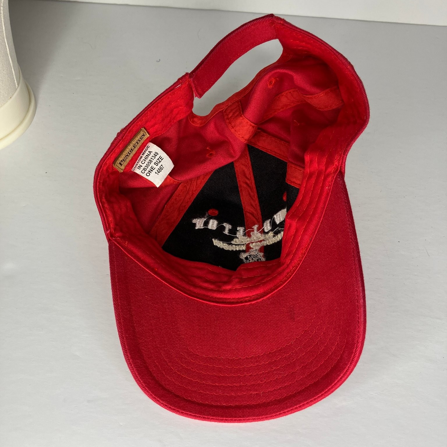 Pendleton Hat Men's Adjustable Red Blended Canadi… - image 7