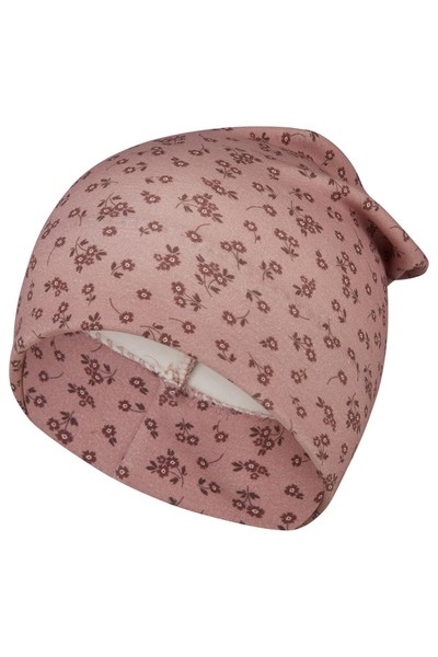 Beanie MäDchen Samtrosa GrößE 49 Sterntaler Sweat BlüTenzweige Weich Bequem-image