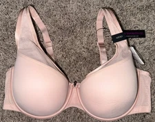 Victoria’s Secret Curvy Couture Women's Sheer Mesh Plunge Bra  #1310 Size 40DD