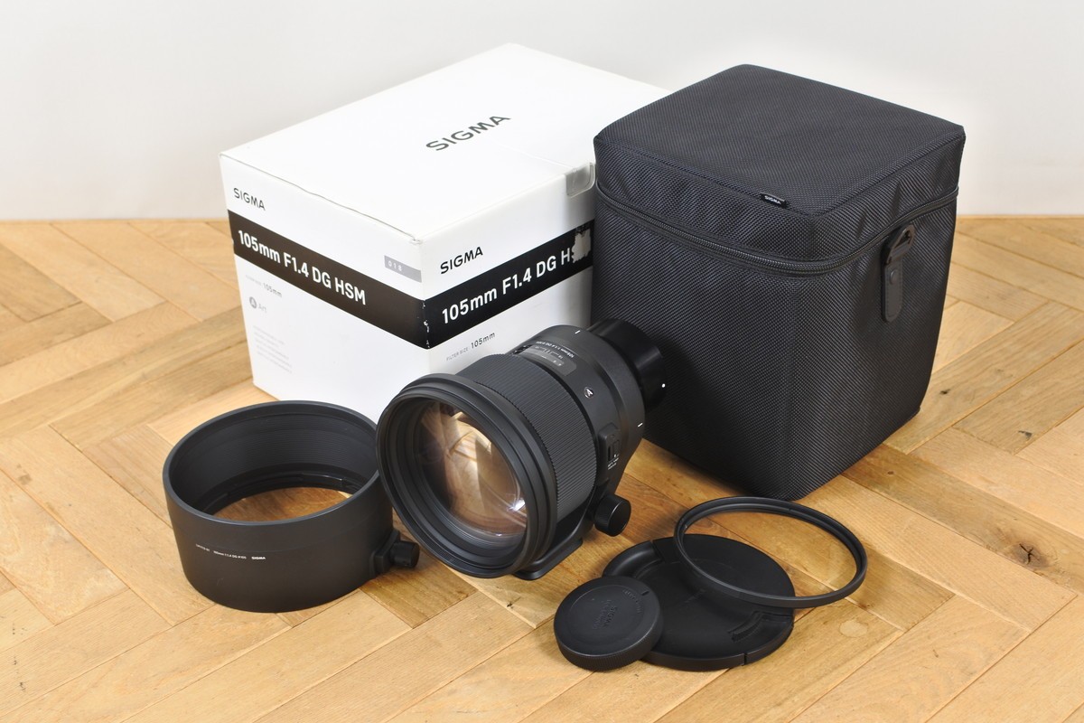 Mint] SIGMA 105mm F1.4 DG HSM Art Lens for Sony E-Mount w/Hood