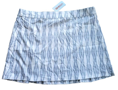 NEW RipSkirt ZULU DIAMOND XL 16 - 18 Length 1 LOTTA LEG Blue White Wrap Skirt