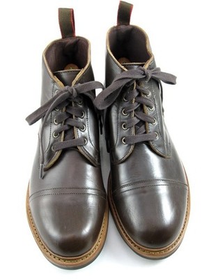 NEW Allen Edmonds ''PATTON'' WEATHERPROOF Chromexcel Boots 9.5E(L)&D(R) Brown(693N