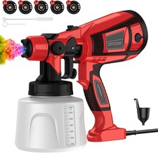 850w High Pressure Electric Paint Sprayer 1400ml Hvlp Spray Paint Gun 5 Nozzles 850w High Pressure Electric Paint Sprayer 1400ml Hvlp Spray Paint Gun 5 Nozzles