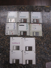  10 Apple Macintosh Guided Tour, Fonts, Tidbits, StyleWriter II - 3.5" Disks