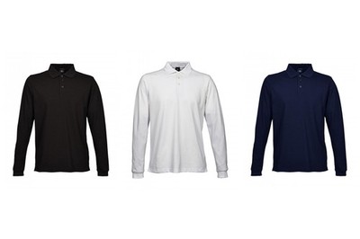TEE JAYS Luxury Stretch Poloshirt Hemd Longsleeve Herren Piqué S-3XL 1406 NEU 