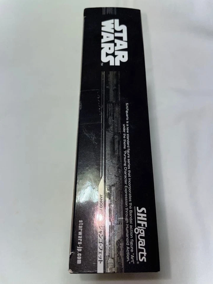 Figura de acción SHFiguarts Jango Fett Star Wars juntas PVC pieza coleccionable Foto 4 de 4