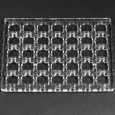 Mechanical Keyboard 35 Slot Acrylic Switch Tray - Perfect for Switch Testing!