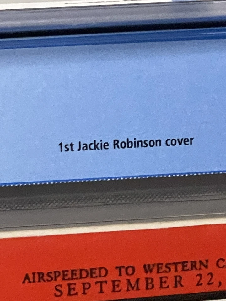 Jackie Robinson 1st Time Magazine cover CGC 6.5 Newsstand Canadian Edition - Image 2 of 4