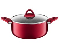 Kochtopf Induktion Deckel Topf Antihaft Beschichtung Aluminium 24 Cm / 4,7 L
