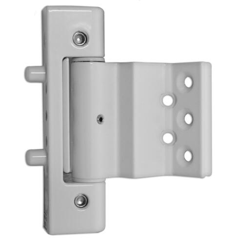 Charnière pendule rabais fosse porte en PVC double vitrage blanc 9 mm & 13 mm - Photo 1 sur 3