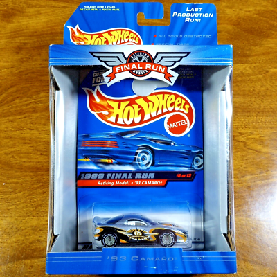 【激レア 極美品】O.C. O-ZoneOriginals 1993~96 Hot Wheels Final Run '93 Camaro Metallic Grey Real Riders 1999