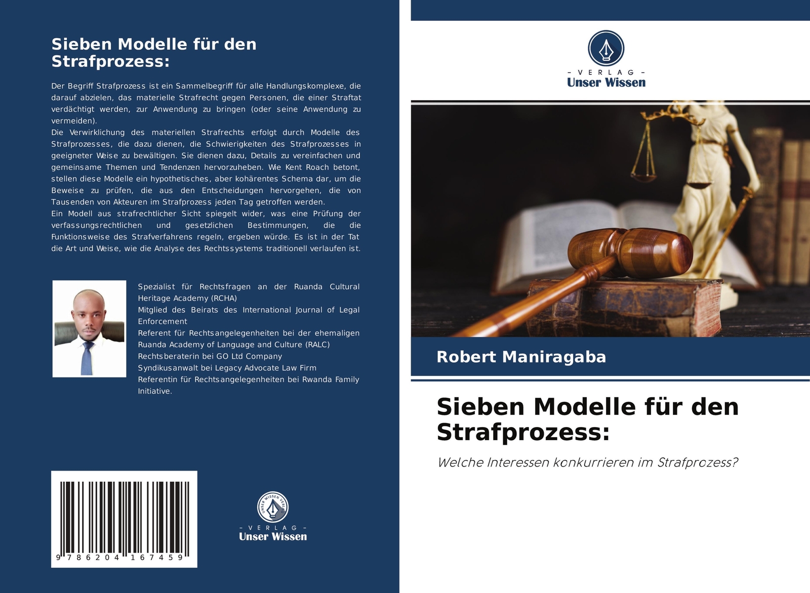 Sieben Modelle Für Den Strafprozess: Robert Maniragaba Taschenbuch
