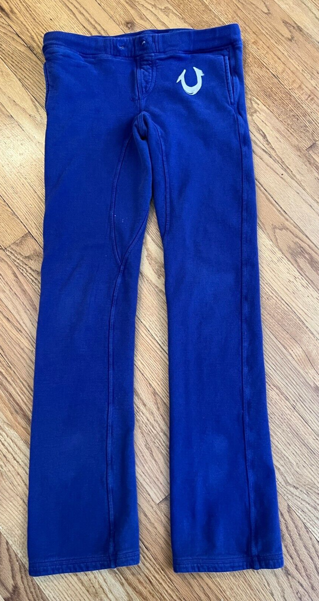 VTG True Religion Joggers Women's Purple Sweatpants Activewear Gym Workout  Y2K