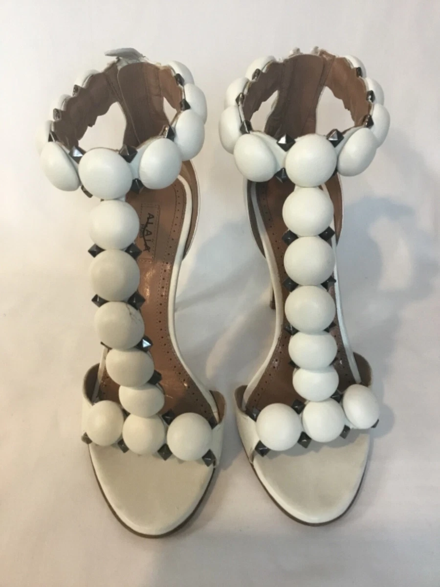 Alaia shoes white discount