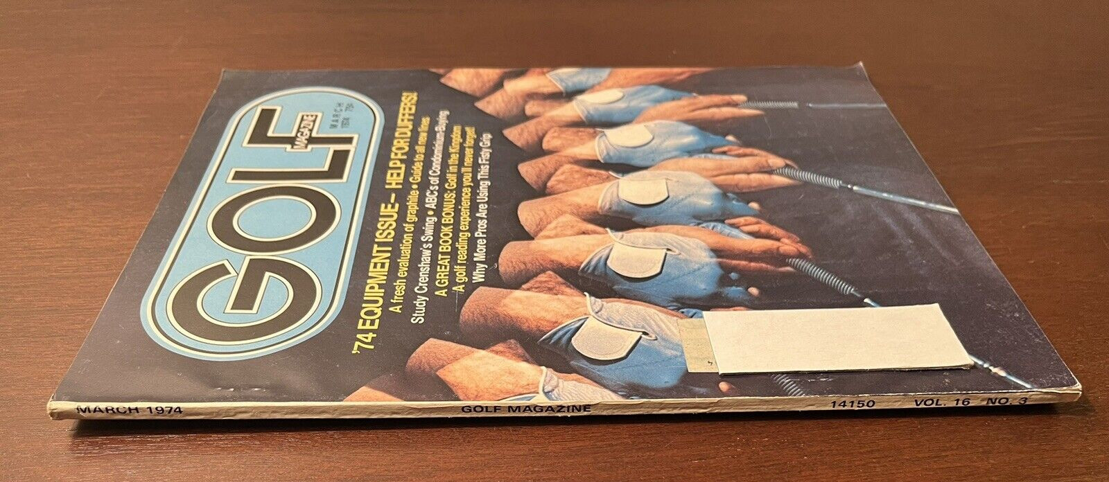 GOLF MAGAZINE March 1974 Equipment Issue - Help For Duffers!