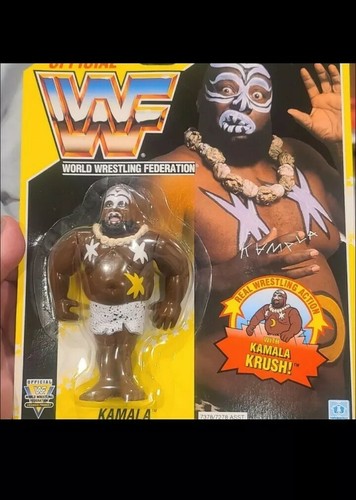 New WWF Hasbro Kamala vintage 1993 wrestling actio...