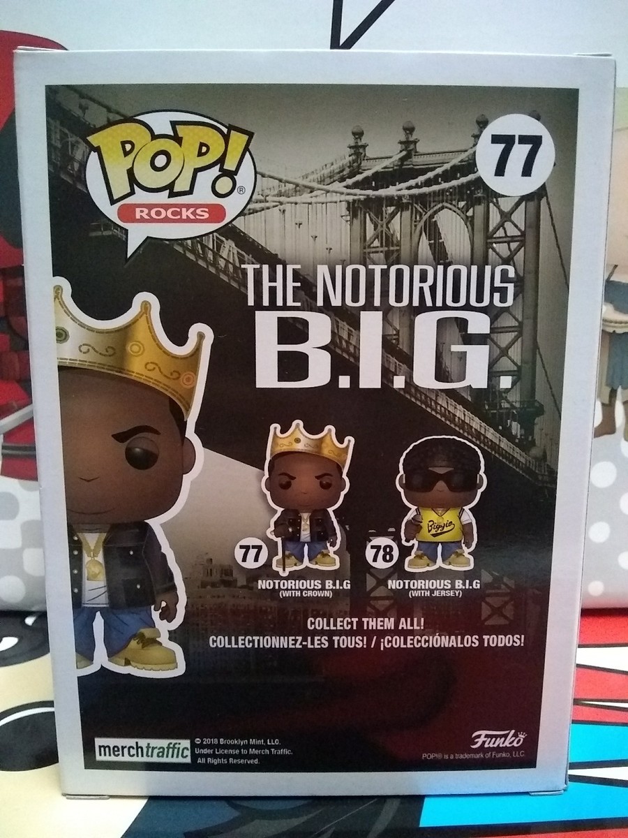 【新品未開封】【限定】FUNKO POP ビギー Noutrious B.I.G Amazon.com: Funko Notorious B.I.G. w/ Crown: Notorious