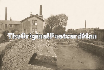 Clitheroe - Mearley Brook Before Holden Street Bridge 6x4 Foto